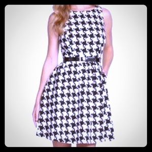 Untold Houndstooth dress